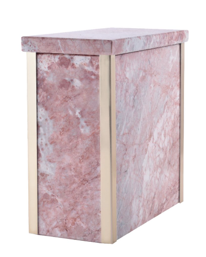 Mexon Rectangular Marble Pink