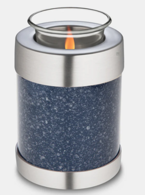 Speckled Indigo Tealight