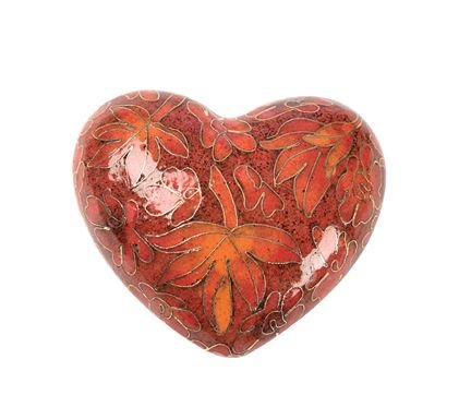 Autumn Leaves Heart Keepsake