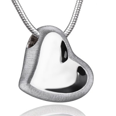 Leaning Heart Silver