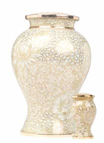 Cloisonne Opal Keepsake Urn